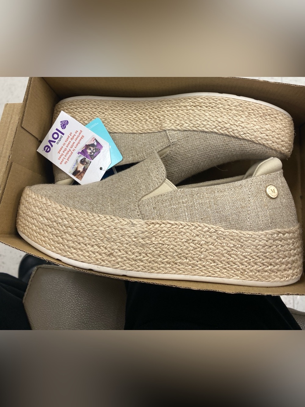 Shoes, Martha Stewart Platform Slip-On Beige